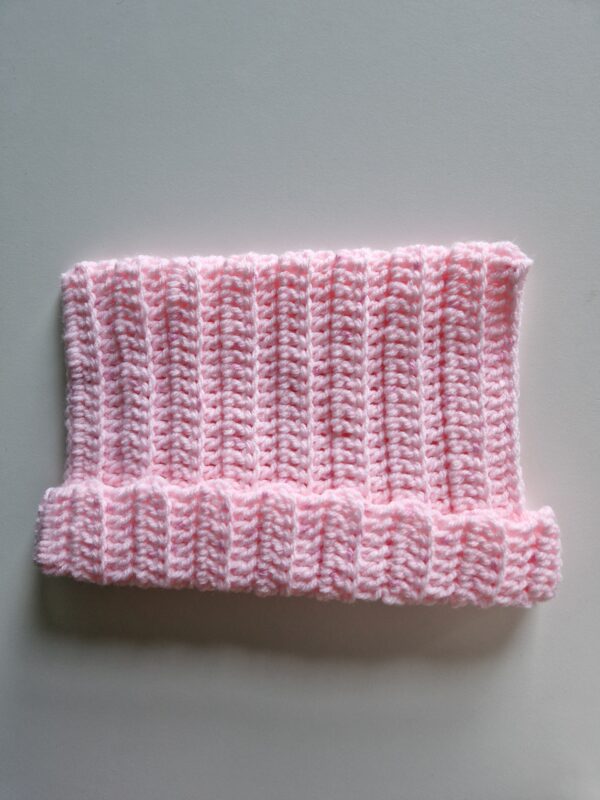 Crochet Cat Hat - Think Pink - Image 2