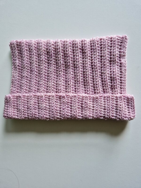 Crochet Cat Hat - Lilac - Image 2